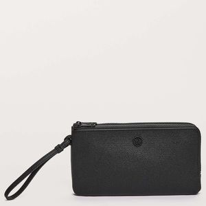 NWOT Lululemon Wallet - Double Up Pouch in Black